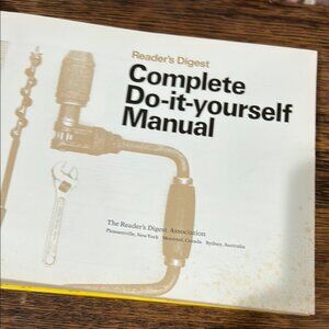 Vintage 1973 Reader's Digest Complete Do-it-yourself Manual - Yellow Cover
